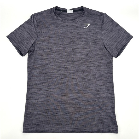Gymshark Other - Gymshark Arrival Marl T-Shirt Large Black Onyx Gray Performance Gym Training